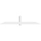 Ekena Millwork Eugene Architectural Grade PVC Gable Bracket, 108"W x 22 1/2"H x 6"D x 6"F, 5/12 Pitch GBP108X23X0606EUG00 - alternate 5